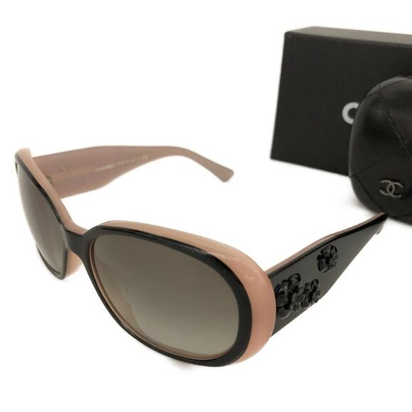 Chanel Accessories - CHANEL Camellia CC Logo Eyewear Sunglasses Bicolor